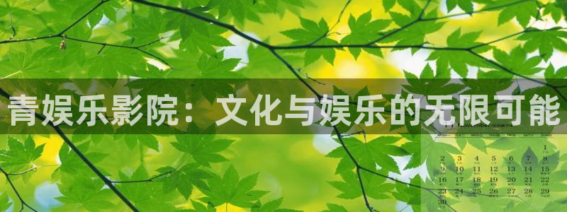 壹号大舞台下载链接：青娱乐影院：文化与娱乐的无限可能