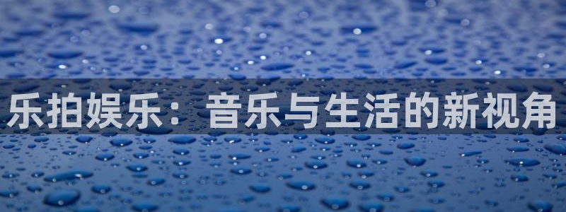 乐发ll500下载入口：乐拍娱乐：音乐与生活的新视角