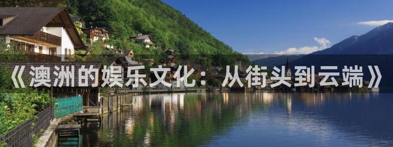 乐发ll500pg电子游戏在线玩：《澳洲的娱乐文化：从街头到云端》