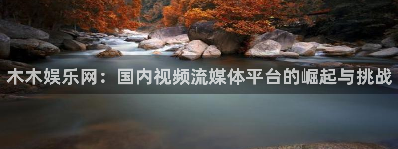 壹号app官网：木木娱乐网：国内视频流媒体平台的崛起与挑战